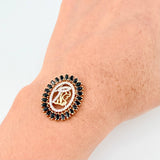 Dije Herraje Silueta Virgen Maria 2.8gr / 2.5cm / Oro Amarillo 18K