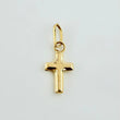 Dije Crúz Lisa 0.15gr / 1.5cm / Oro Amarillo 18K