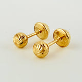 Topos Bola Diamantada 0.55gr / 4mm Oro Amarillo 18K