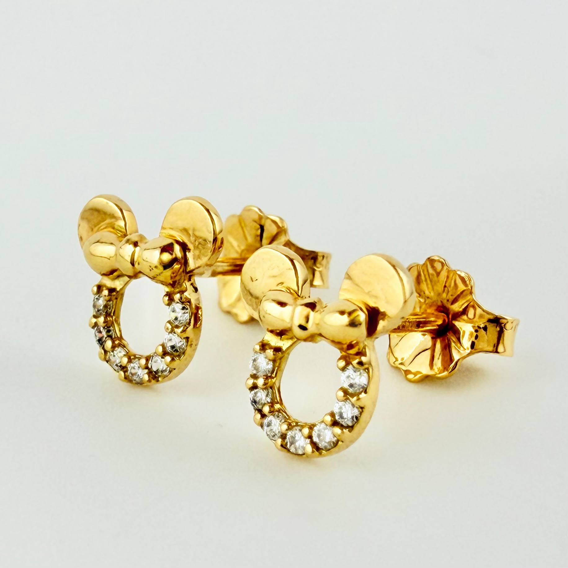 Topos Ratona 1.2gr / 7.6mm Oro Amarillo 18K