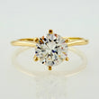 Anillo Solitario Cetro 1.8gr / T8 / Oro Amarillo 18K