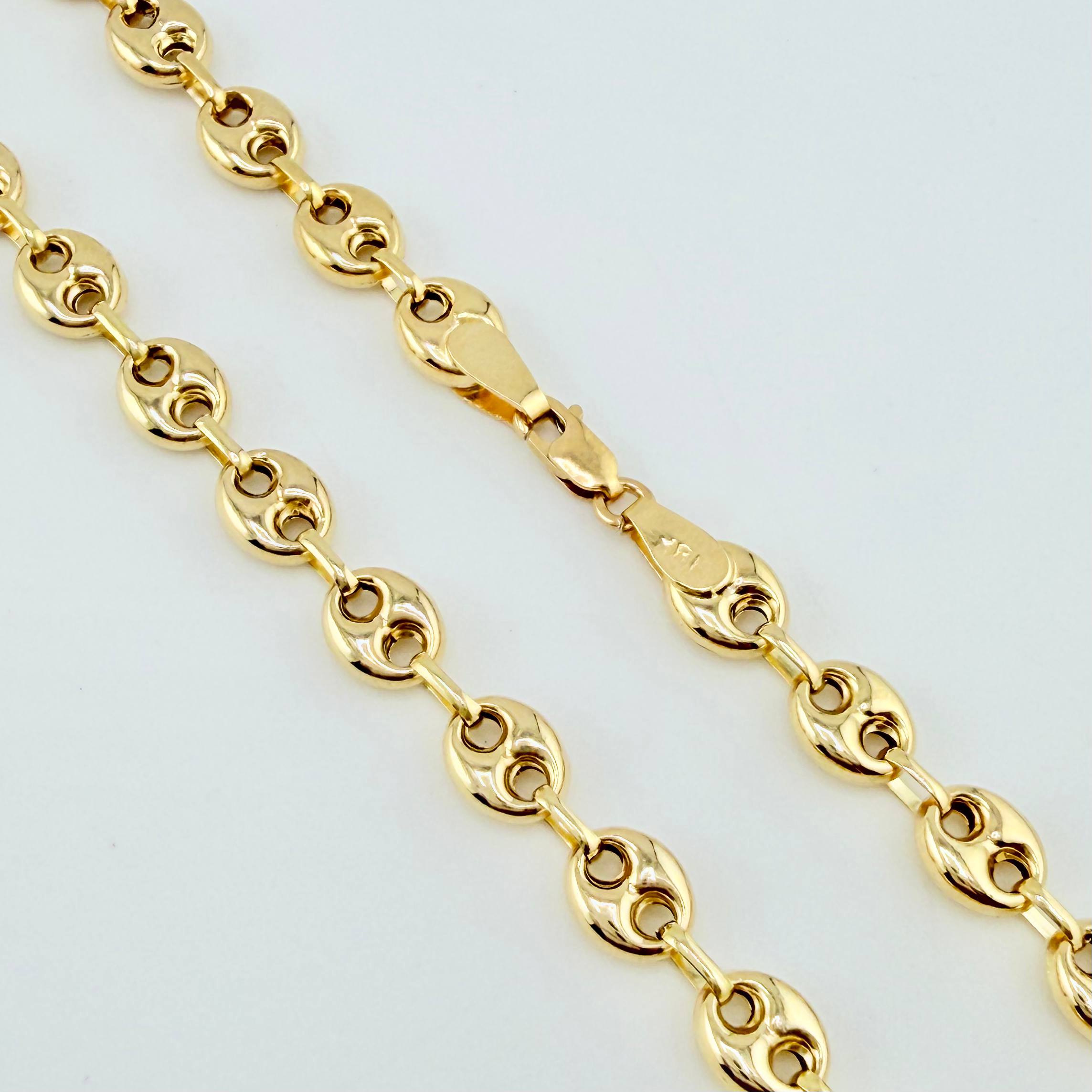Cadena GC 12.7gr / 51.5cm / 6mm Oro Amarillo 18K