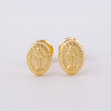 Topos Virgen Milagrosa 0.6 g / 7.3 mm Oro Amarillo 18K