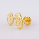 Topos Virgen Milagrosa 0.6 g / 7.3 mm Oro Amarillo 18K
