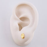 Topos Virgen Milagrosa 0.6 g / 7.3 mm Oro Amarillo 18K