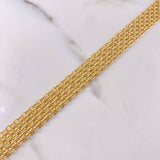 Pulso Chino 20.65gr / 21cm / 11.1mm Oro Amarillo +0 18K #