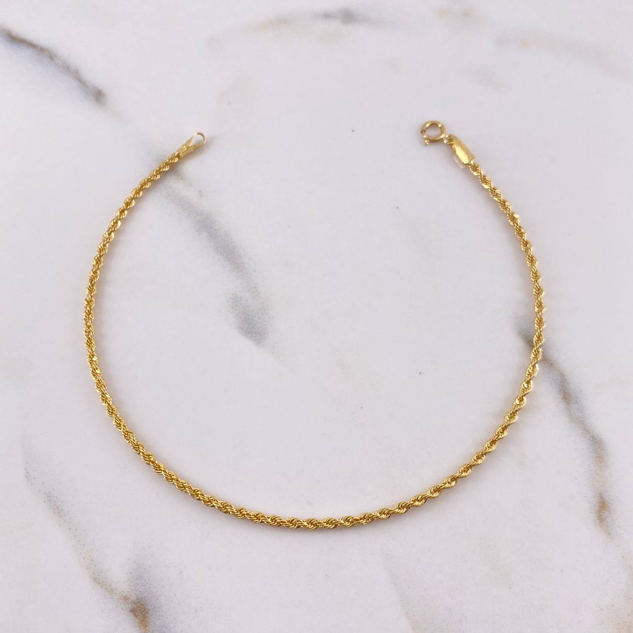Pulso Lazo 0.8gr / 19cm / 1.5mm Oro Amarillo +3 18K $
