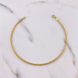 Pulso Lazo 0.8gr / 19cm / 1.5mm Oro Amarillo +3 18K $