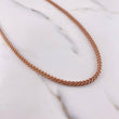 Cadena Franco 12.8gr / 60cm / 2.7mm Oro Rosa +4 18K $