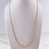 Cadena China 3.05gr / 60cm / 1.5mm Oro Amarillo +0 18K $