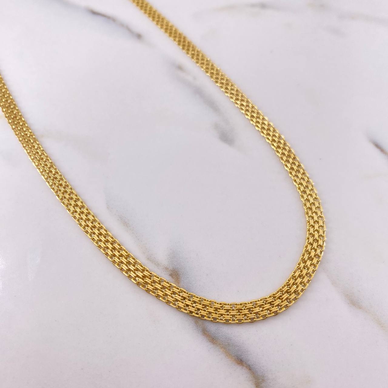 Cadena China 8.35gr / 65cm / 4.5mm Oro Amarillo +0 18K $
