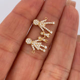 Herraje Familia 1.95gr / 2.6cm / Oro 18K &