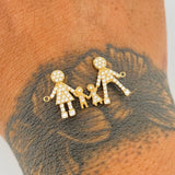 Herraje Familia 1.95gr / 2.6cm / Oro 18K &