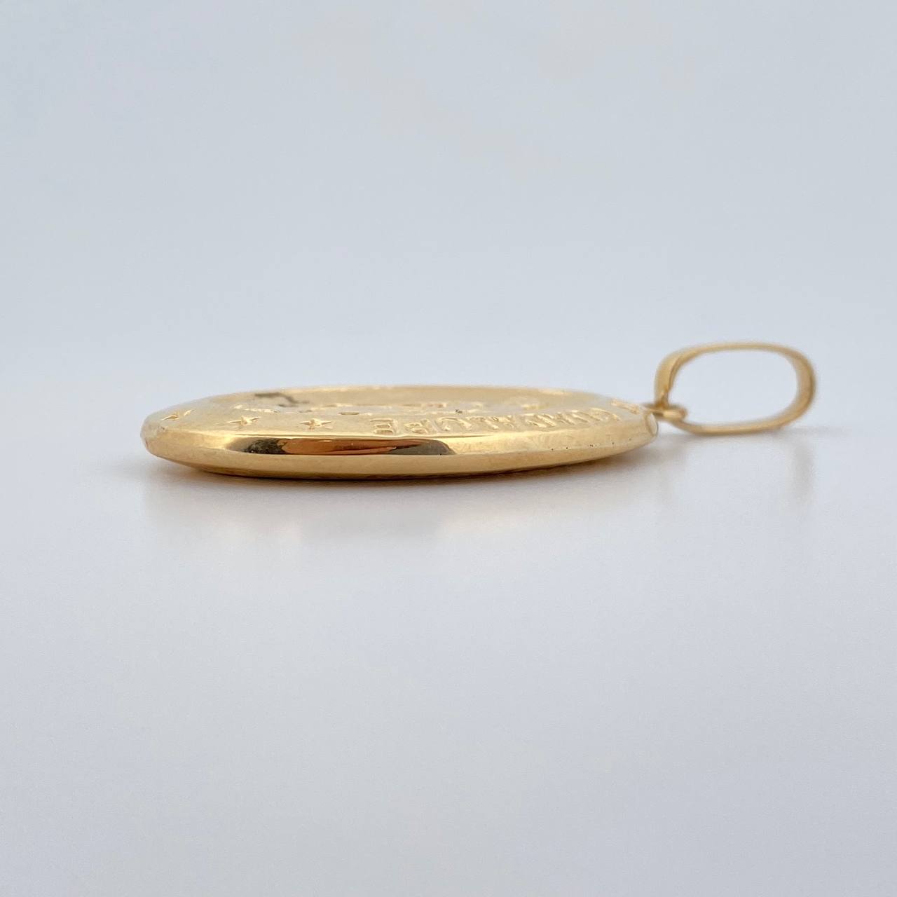 Dije Virgen Guadalupe 3.65gr / 4.3cm / Troquelado Oro Amarillo 18K &