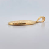 Dije Virgen Milagrosa 3.05gr / 4.1cm / Troquelado Oro Amarillo 18K &