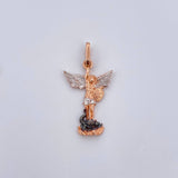 Dije San Miguel Arcángel 1.7gr / 2.7cm / Tres Oros 18K $