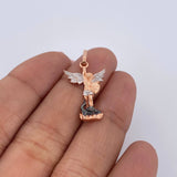 Dije San Miguel Arcángel 1.7gr / 2.7cm / Tres Oros 18K $