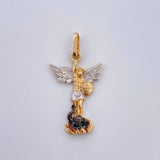 Dije San Miguel Arcángel 1.05gr / 2.3cm / Tres Oros 18K $
