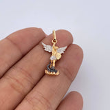 Dije San Miguel Arcángel 1.65gr / 2.8cm / Oro 18K $