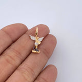 Dije San Miguel Arcángel 1.05gr / 2.3cm / Tres Oros 18K $