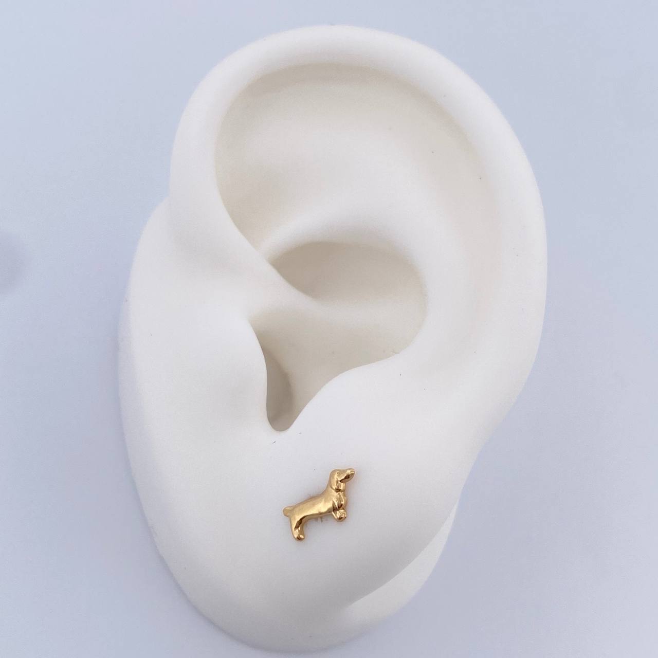 Topos Perro 0.45gr / Oro Amarillo 18K $