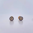 Topos Turcos 0.95gr / Circones Blancos Azules Oro Amarillo 18K $