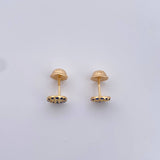 Topos Turcos 0.95gr / Circones Blancos Azules Oro Amarillo 18K $