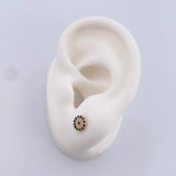 Topos Turcos 0.95gr / Circones Blancos Azules Oro Amarillo 18K $