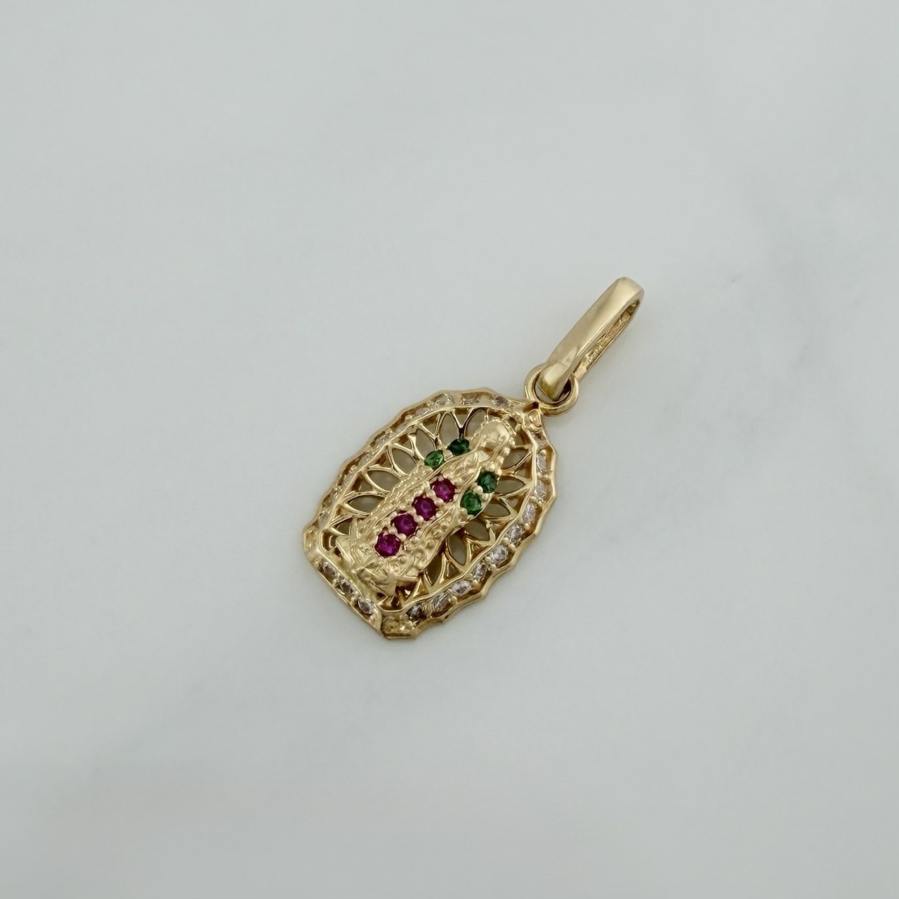 Dije Virgen De Guadalupe 1.3 g / 1.2 cm Oro Amarillo 18K