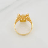 Anillo Pantera Filigrana 4g / T8 1/4 Oro Amarillo 18K