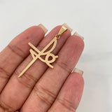 Dije Cruz Fe 1.65 g / 3.5 cm Oro Amarillo 18K