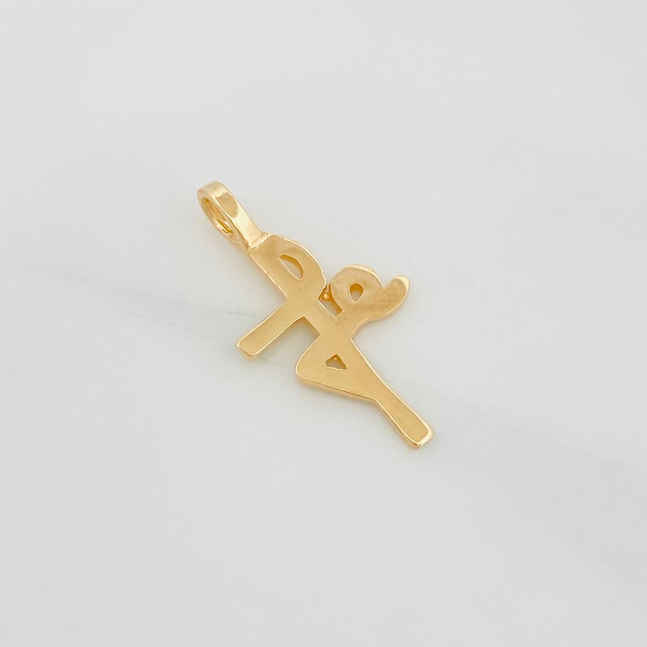 Dije Cruz Fe 1.15 g / 2.5 cm Oro Amarillo 18K