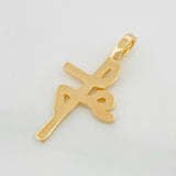 Dije Cruz Fe 1.15 g / 2.5 cm Oro Amarillo 18K