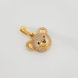 Dije Cara Oso 3.05 g / 2 cm Oro Amarillo 18K
