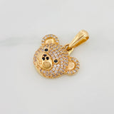 Dije Cara Oso 3.05 g / 2 cm Oro Amarillo 18K