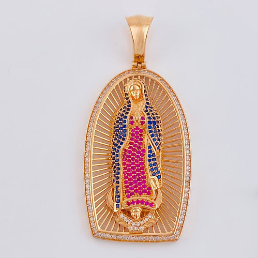 Dije Virgen De Guadalupe 18 g / 6.4 cm Oro Rosa 18K