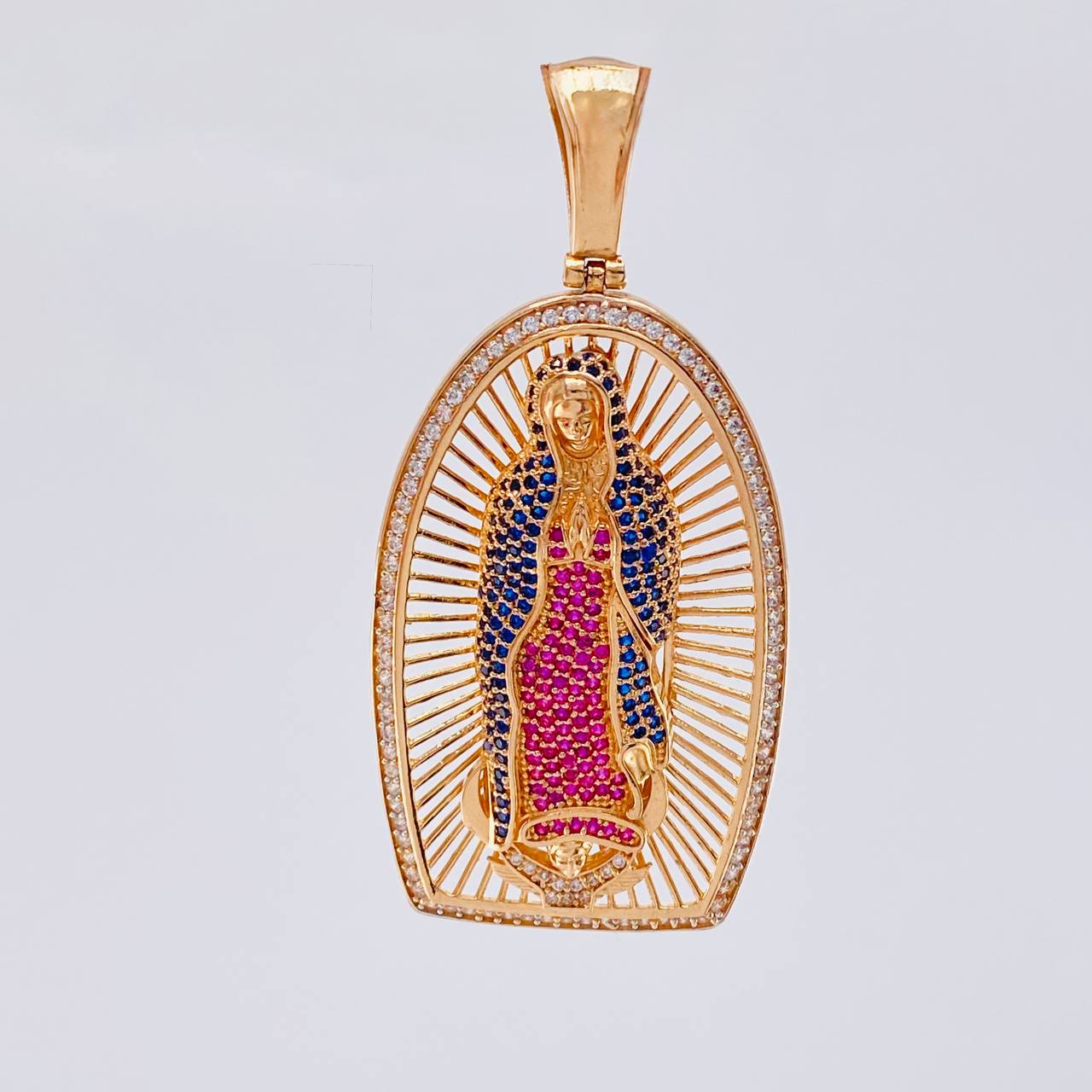 Dije Virgen De Guadalupe 18 g / 6.4 cm Oro Rosa 18K