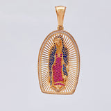 Dije Virgen De Guadalupe 18 g / 6.4 cm Oro Rosa 18K