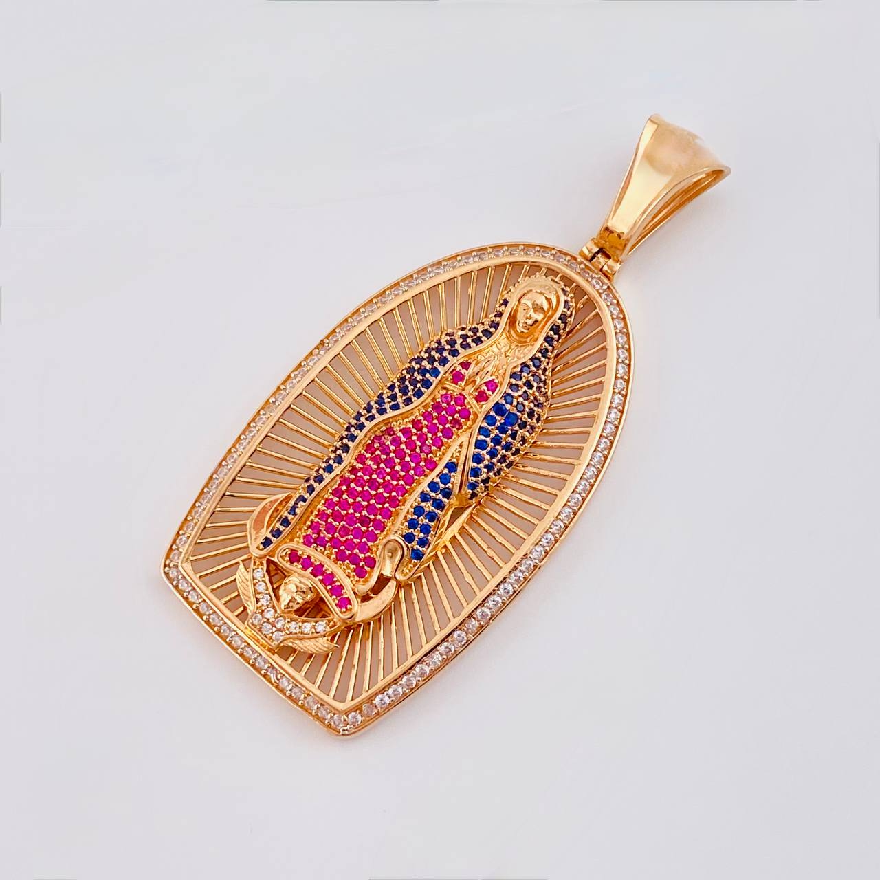 Dije Virgen De Guadalupe 18 g / 6.4 cm Oro Rosa 18K