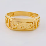 Anillo Pantera Tribal 4.35 g / T10 1/4 Oro Amarillo 18K