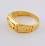 Anillo Pantera Tribal 4.35 g / T10 1/4 Oro Amarillo 18K