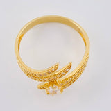 Anillo Olas Convexas 4.6 g / T10 1/4 Oro Amarillo 18K