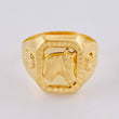 Anillo Sello Caballo Dolar 4.05 g / T12 1/2 Oro Amarillo 18K