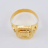 Anillo Sello Caballo Dolar 4.05 g / T12 1/2 Oro Amarillo 18K