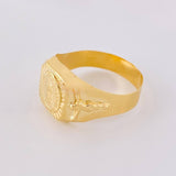 Anillo Sello Virgen De Guadalupe 3.05 g / T10 1/4 Oro Amarillo 18K