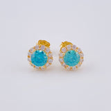 Topos Halo 3.1 g / 9.32 mm Oro Amarillo 18K