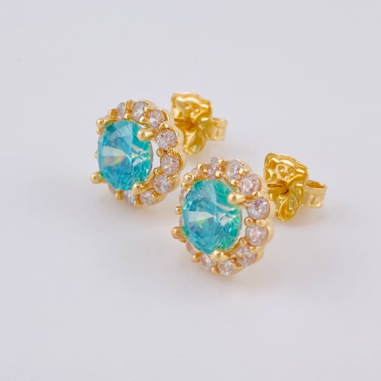 Topos Halo 3.1 g / 9.32 mm Oro Amarillo 18K