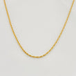 Cadena Lazo 1.1g / 60cm / 1.15mm Oro Amarillo 18K
