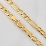 Cadena Figaro 7.7g / 60cm / 4.35mm Oro Amarillo 18K