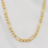 Cadena Figaro 5.6g / 60cm / 3.35mm Oro Amarillo 18K